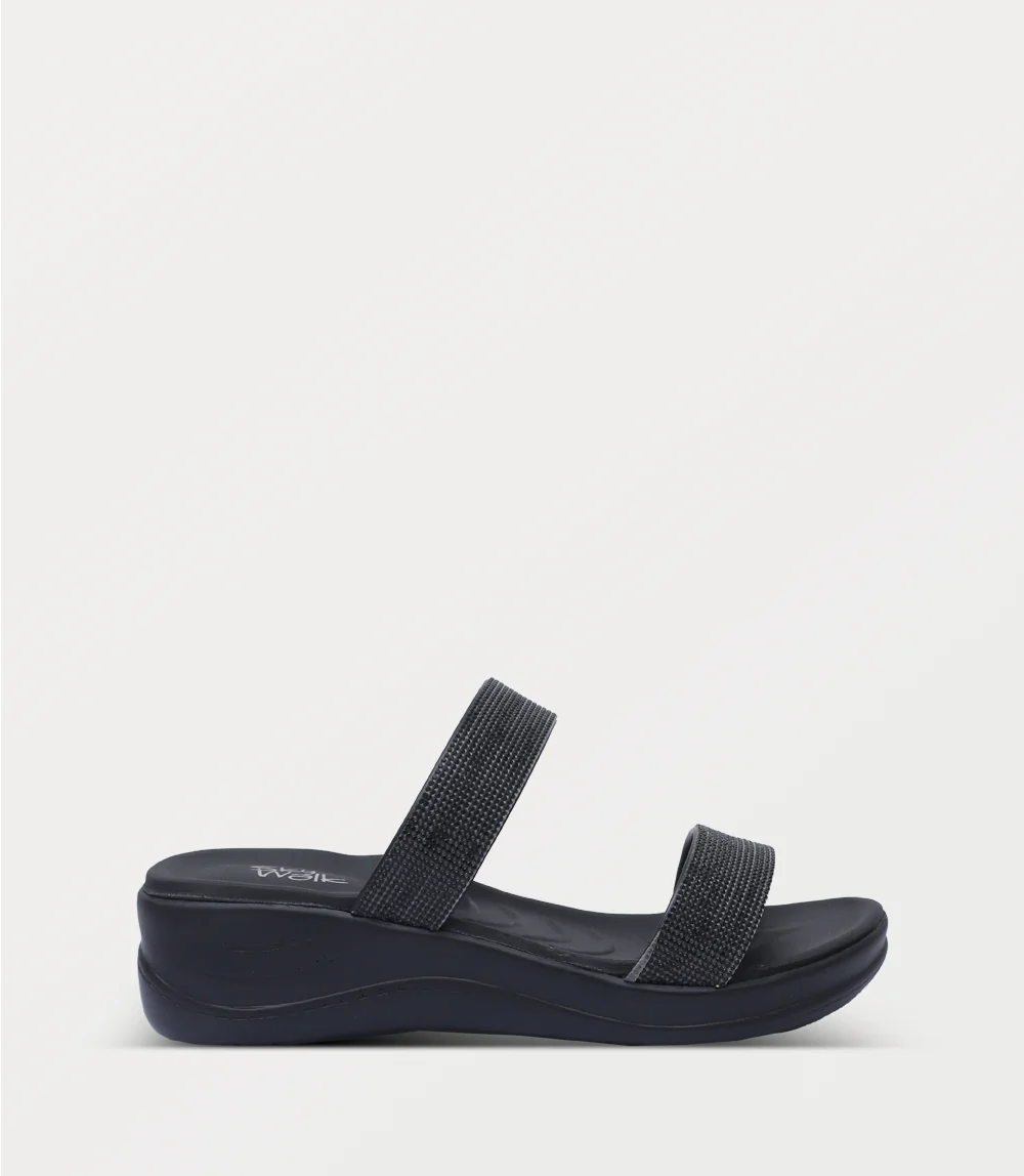 Women Comfort Slipper-BLACK
