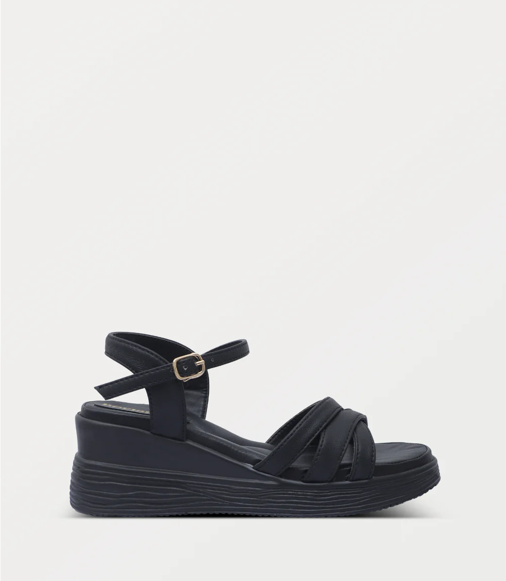 Women Comfort Sandal-BLACK