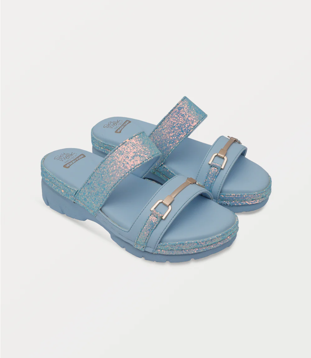 Women Comfort Slipper-SKY BLUE - Image 2