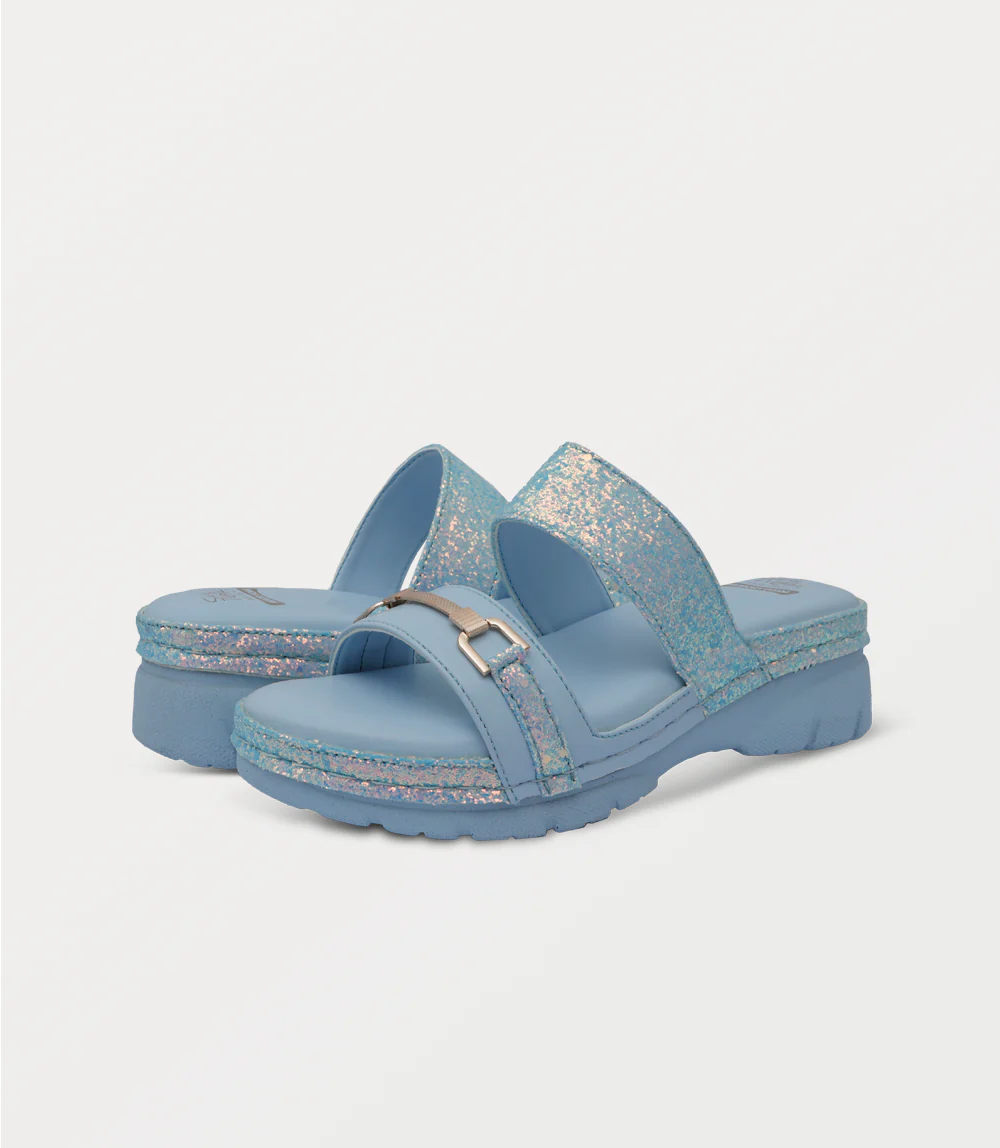 Women Comfort Slipper-SKY BLUE - Image 3