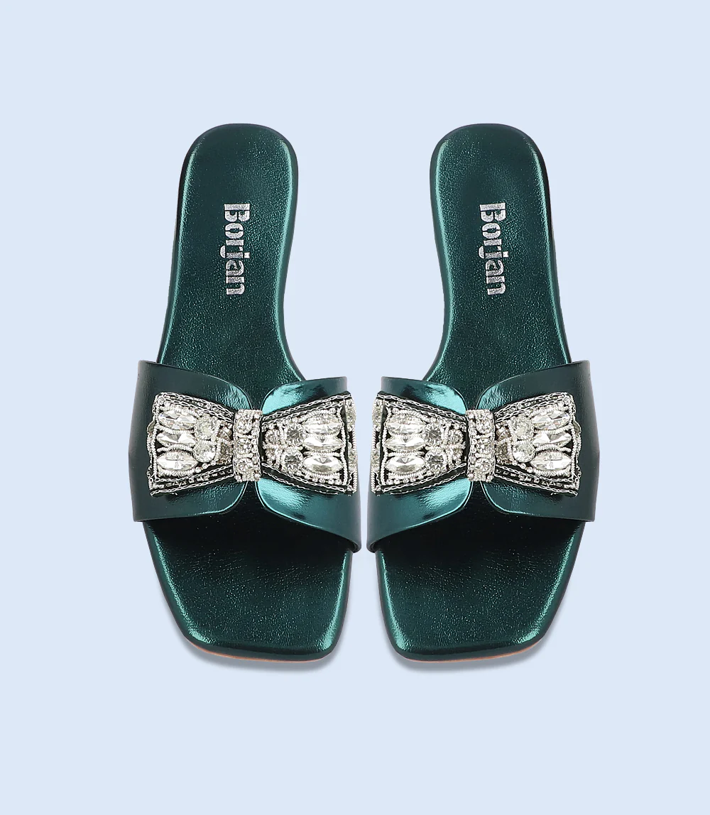 Women Formal Slipper-Bottlegree - Image 3