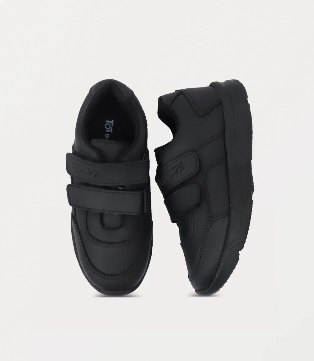 Boy School Shoes-BLACK - Image 4