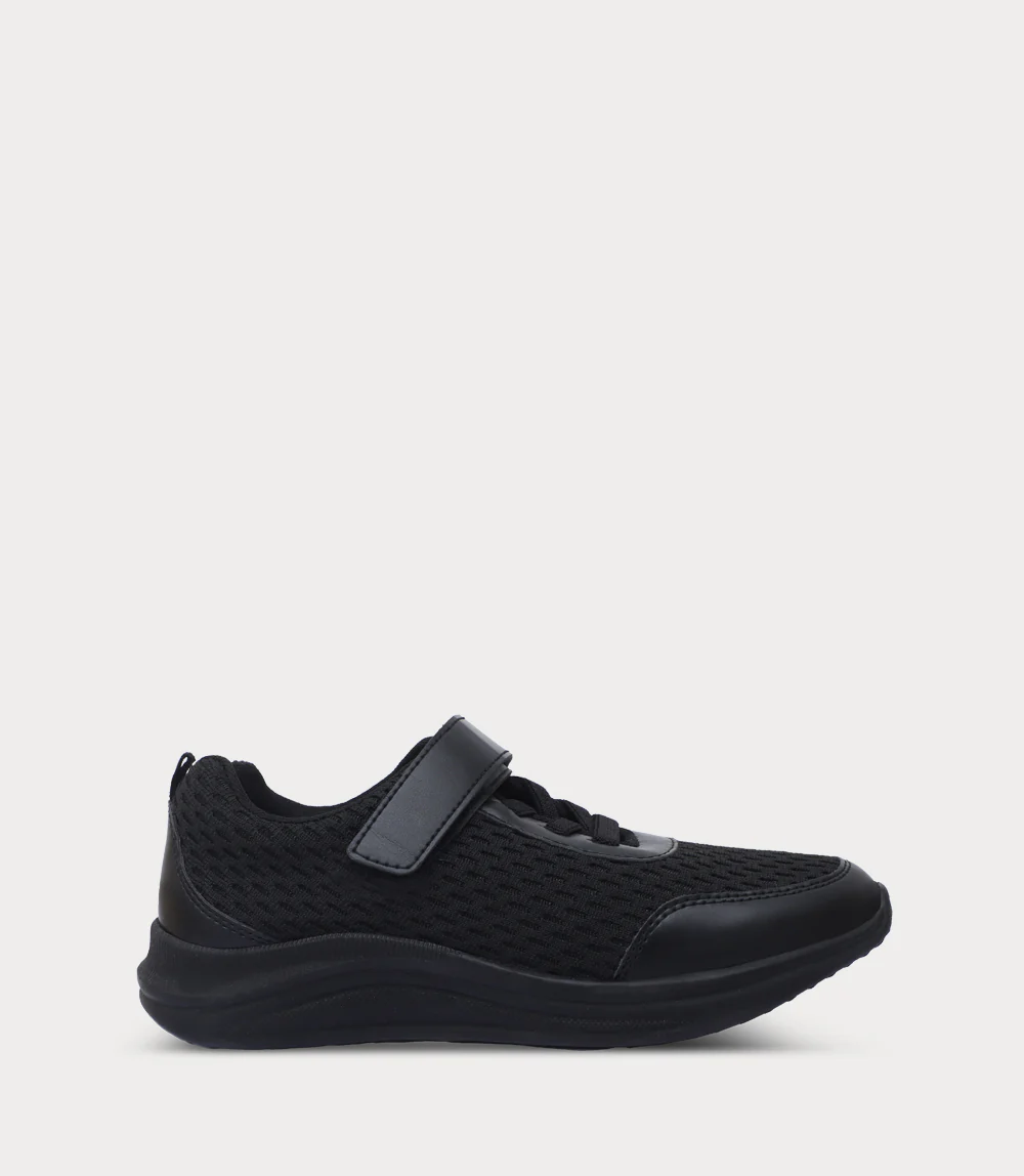 Boy School Shoes-BLACK