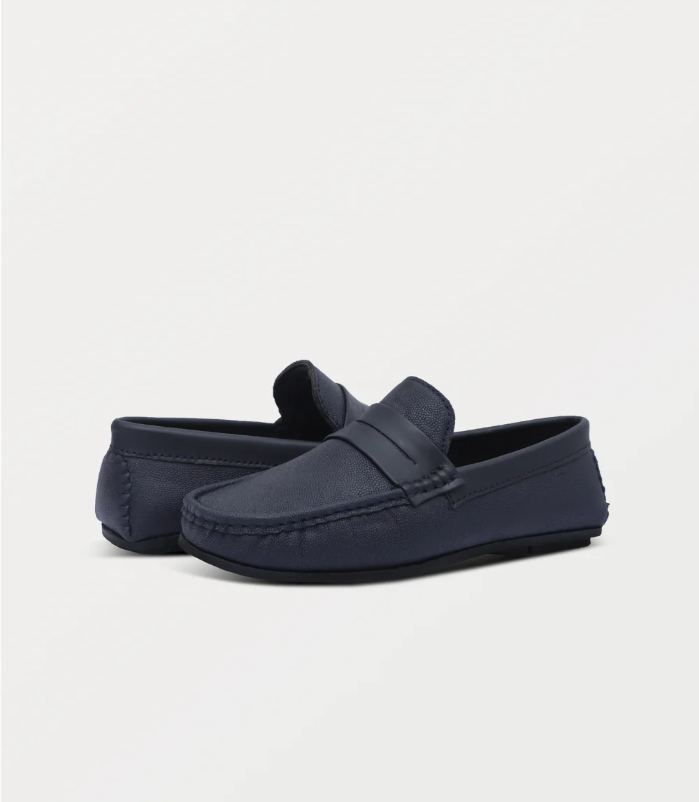 Boy Moccasin-NAVY - Image 3