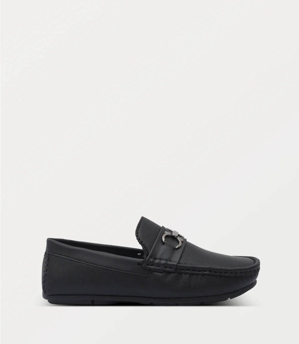 Boy Moccasin-BLACK