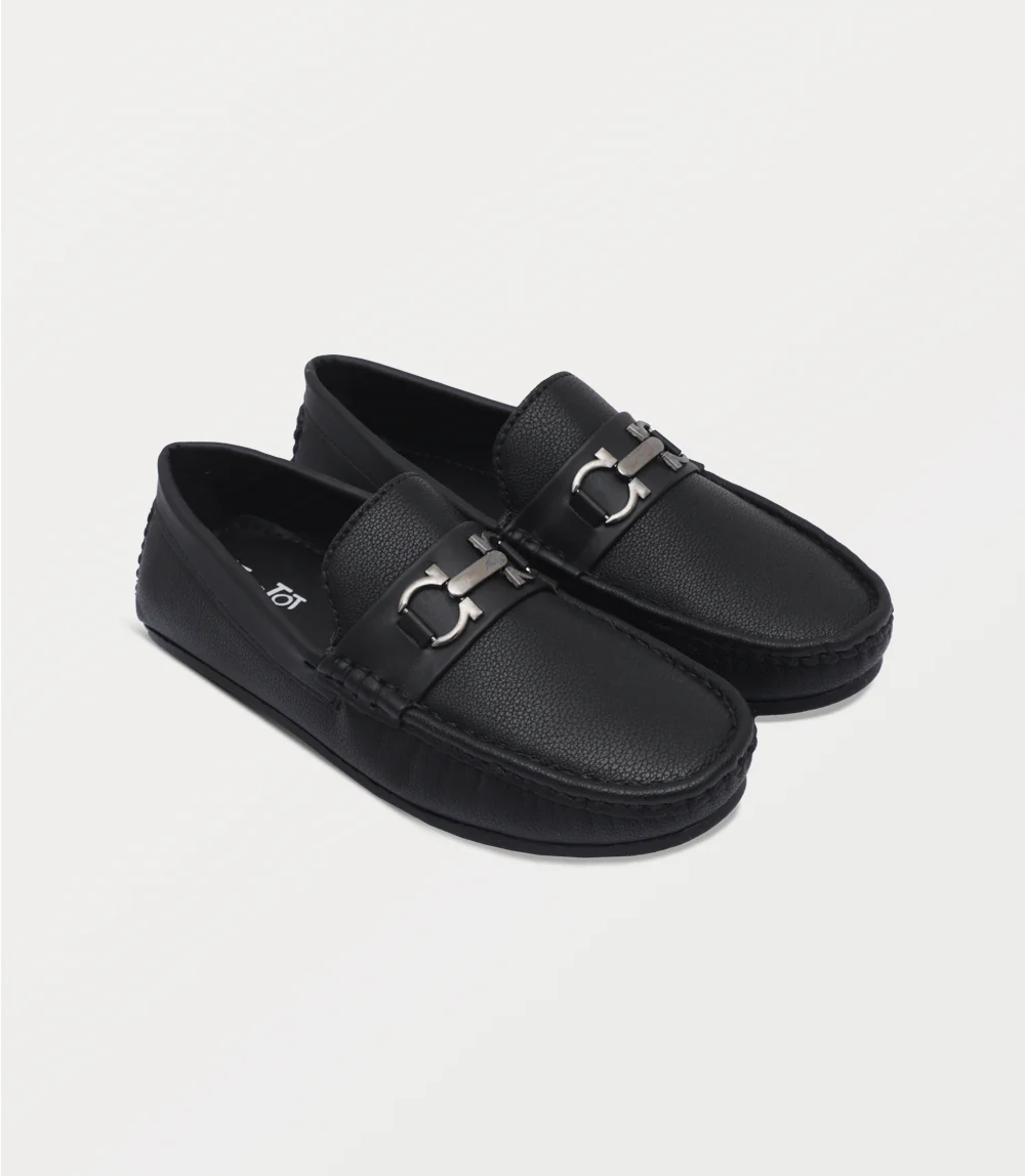 Boy Moccasin-BLACK - Image 2