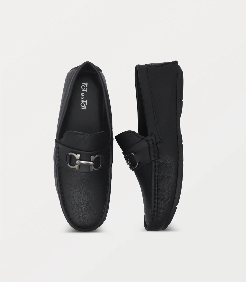 Boy Moccasin-BLACK - Image 4