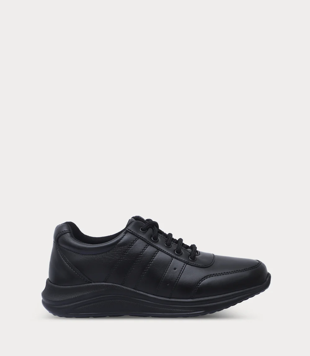 Boy School Shoes-BLACK