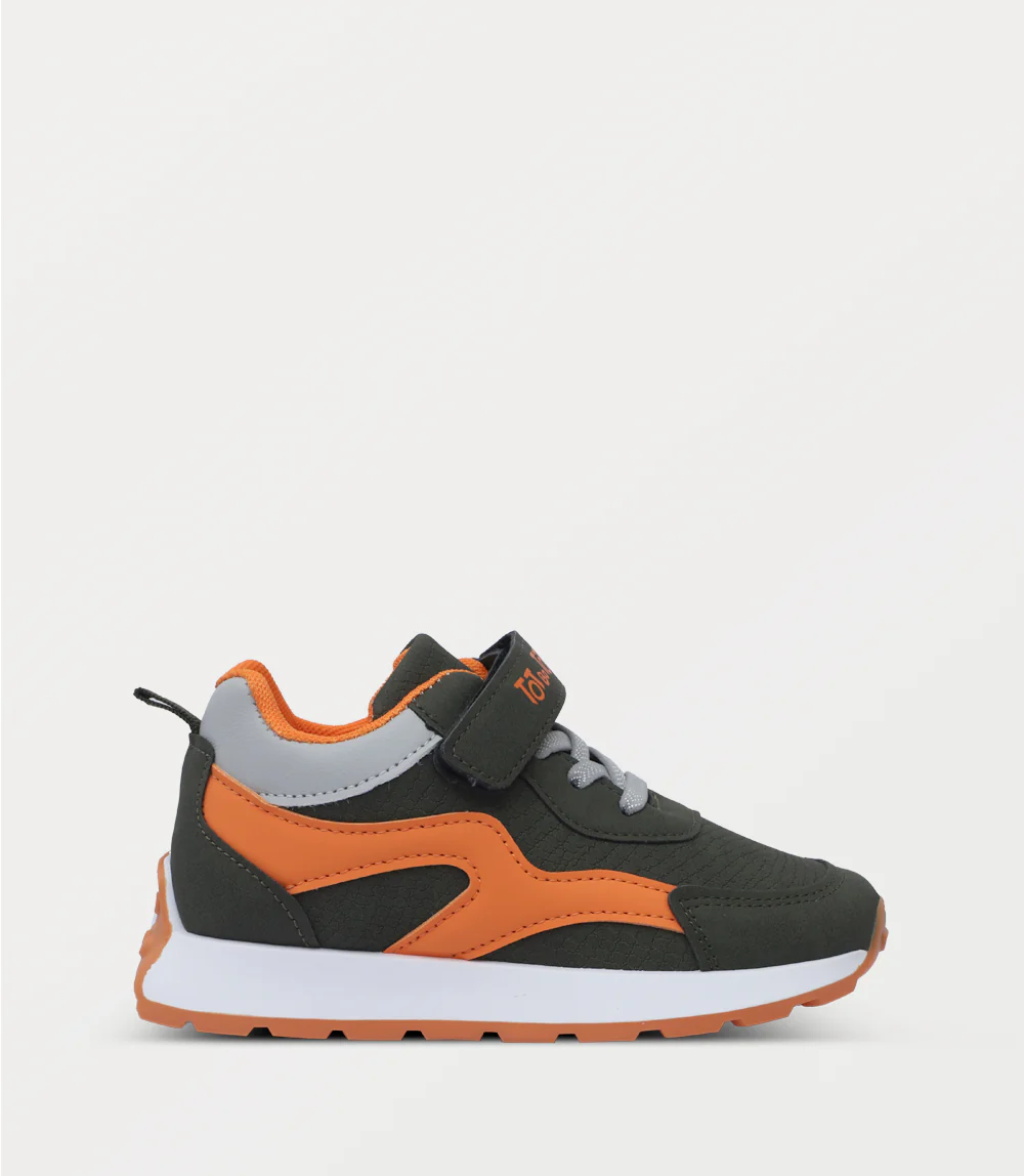 Boy Sneakers-KHAKI/GRN