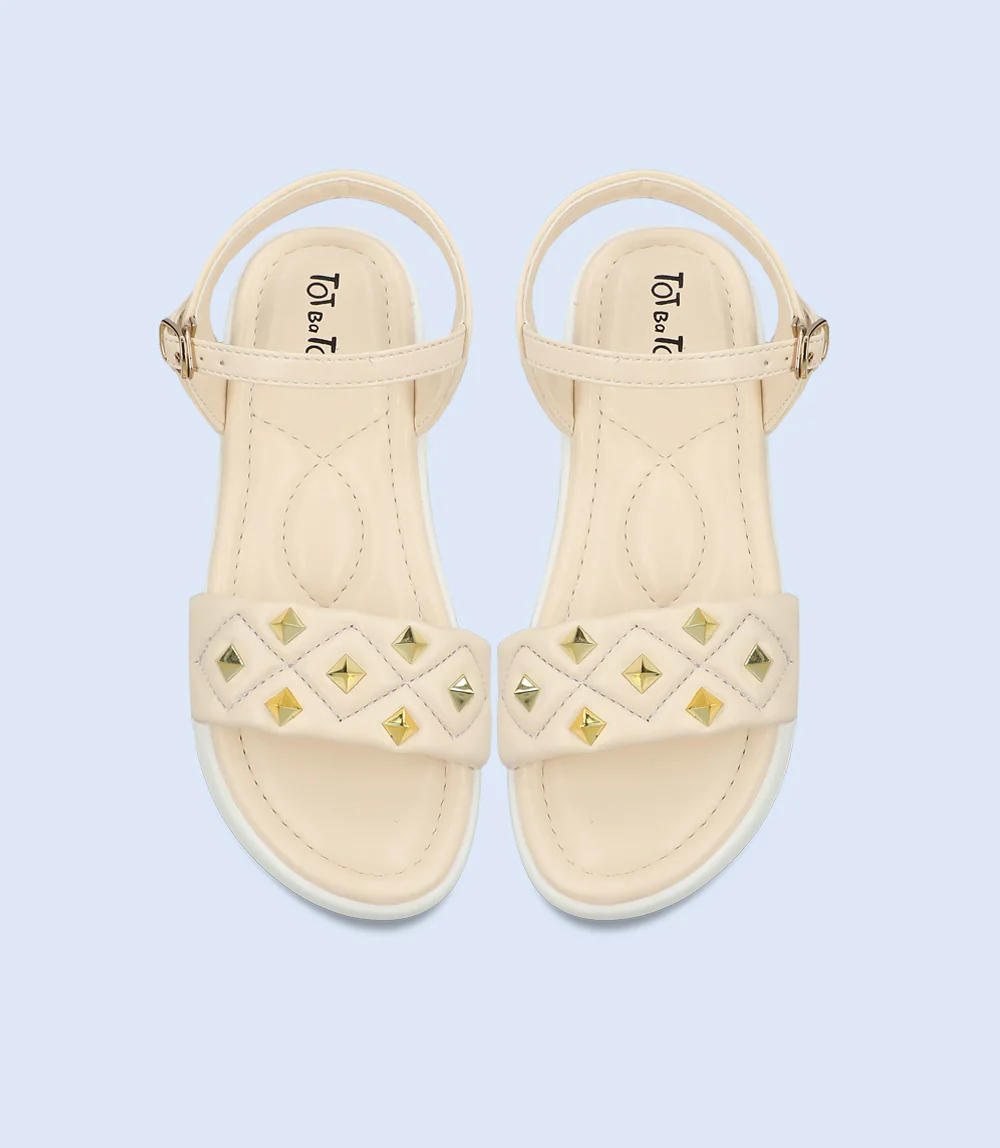 Girl Casual Sandal-CREAM - Image 3