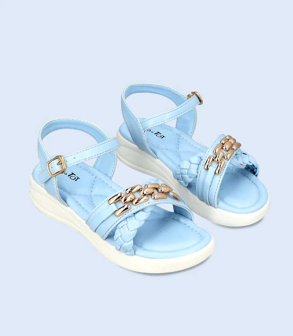 Girl Casual Sandal-ICE BLUE - Image 3