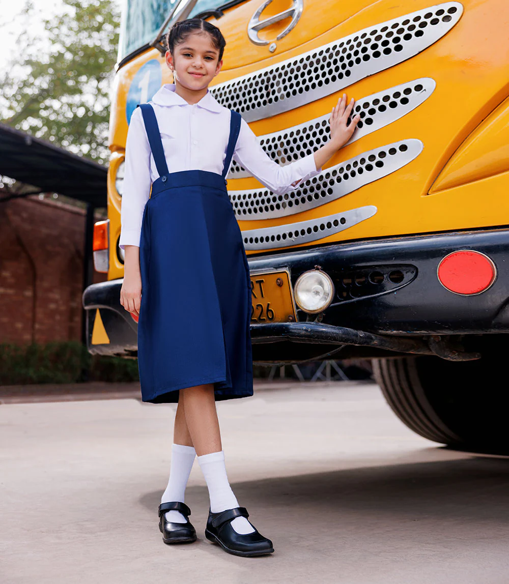 Girl School Shoes-BLACK - Image 3