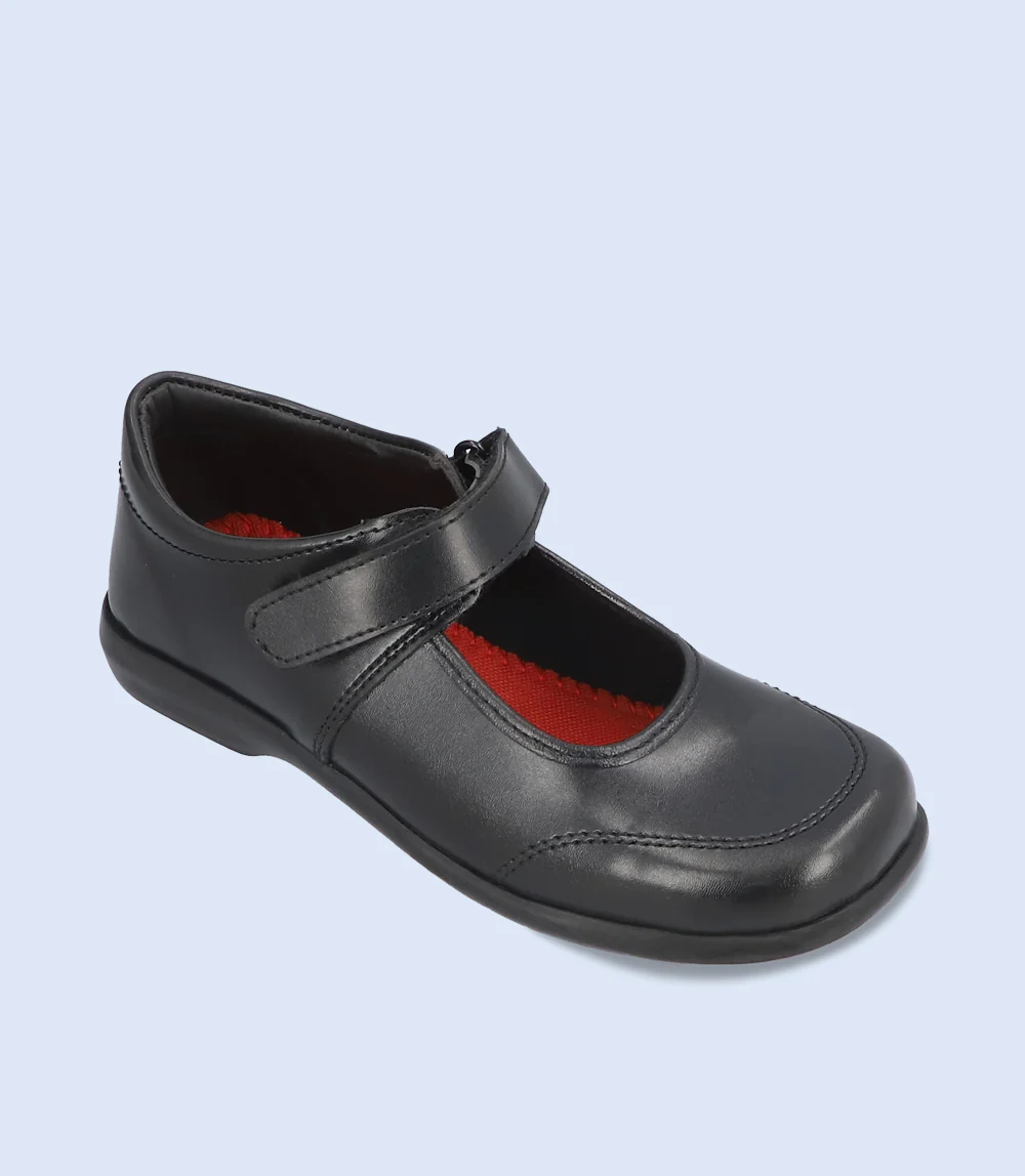 Girl School Shoes-BLACK - Image 5