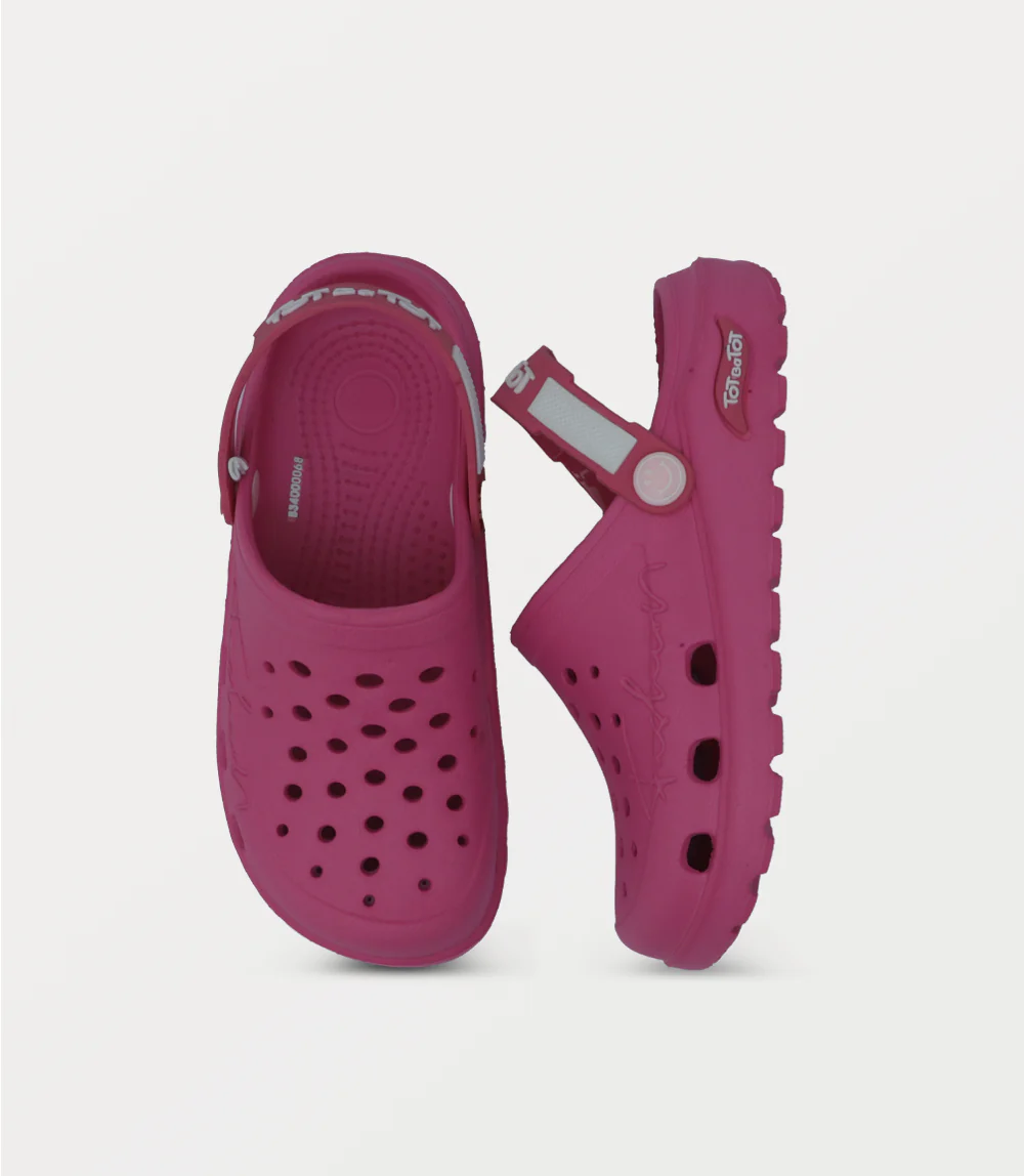Girl Crocs-FUCHSIA - Image 4