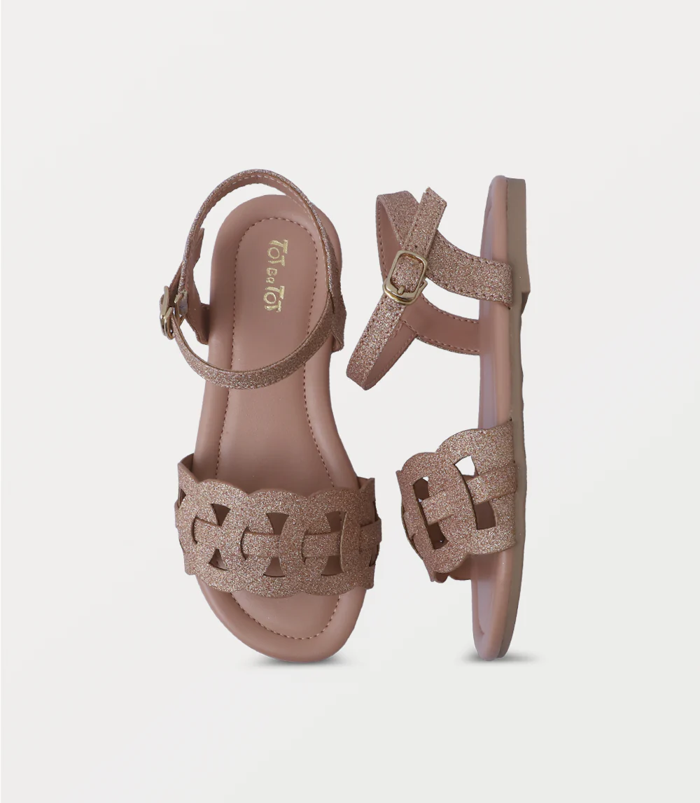 Girl Sandal-PEACH - Image 4
