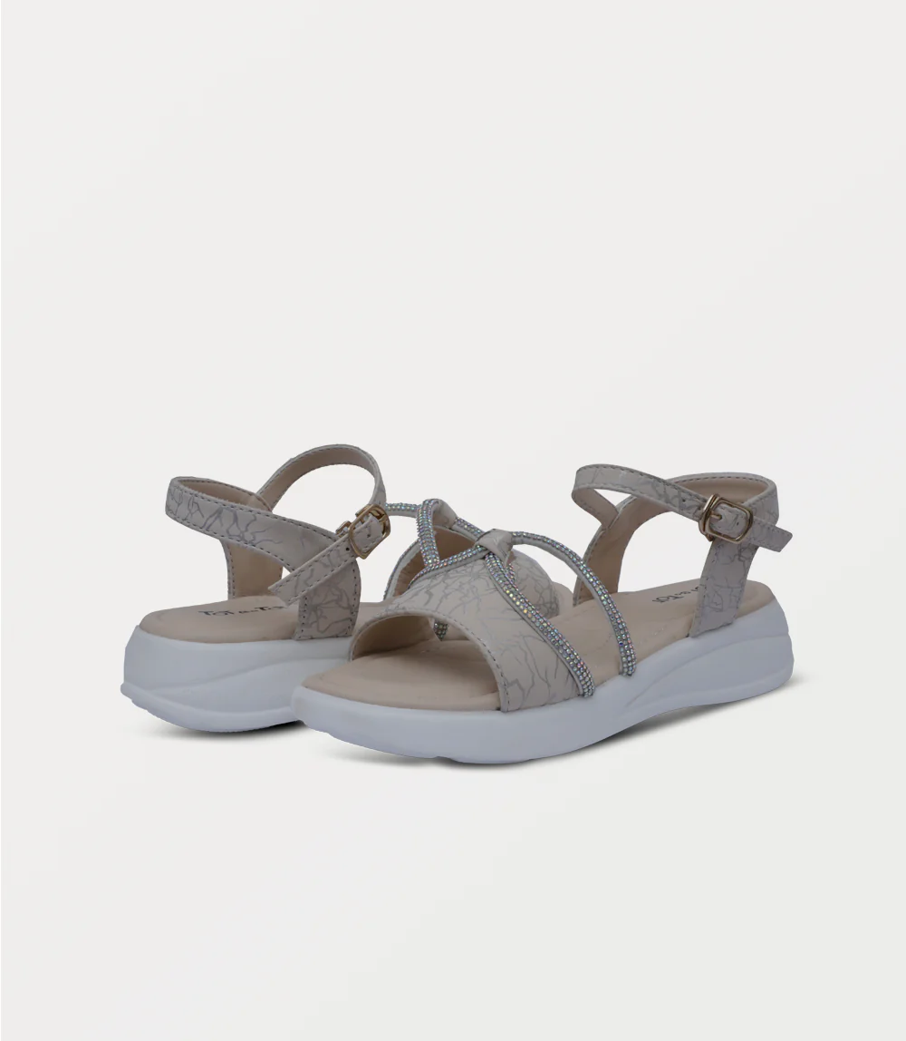 Girl Comfort Sandal-PEACH - Image 3