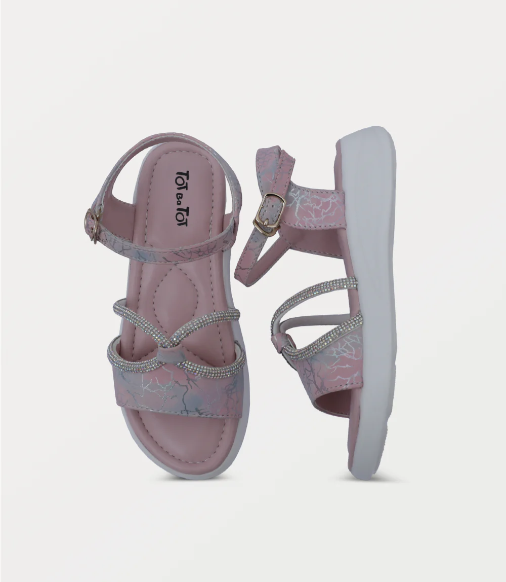 Girl Comfort Sandal-PINK - Image 4