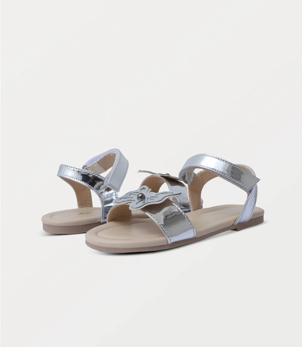Girl Sandal-SILVER - Image 3
