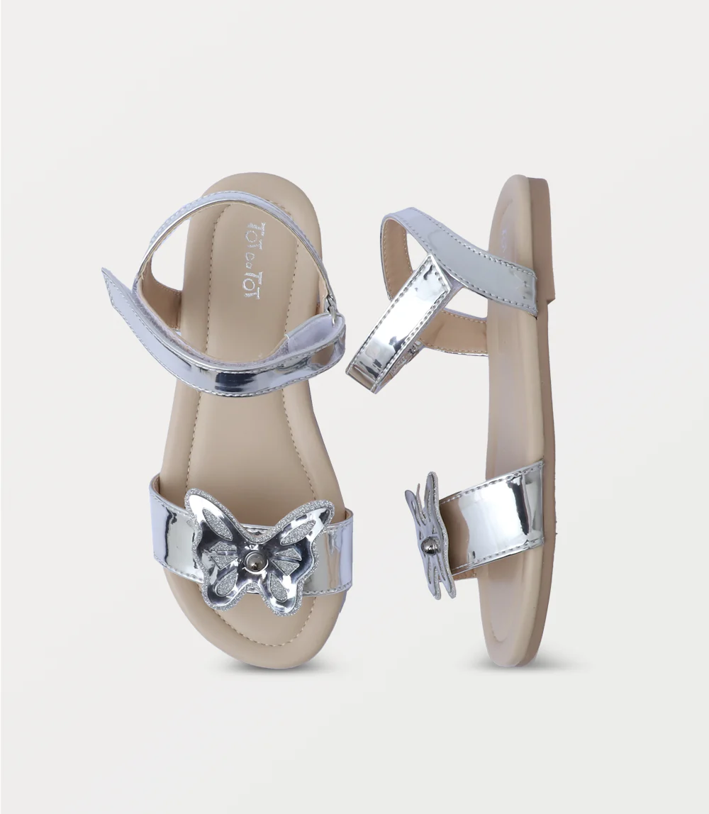 Girl Sandal-SILVER - Image 4