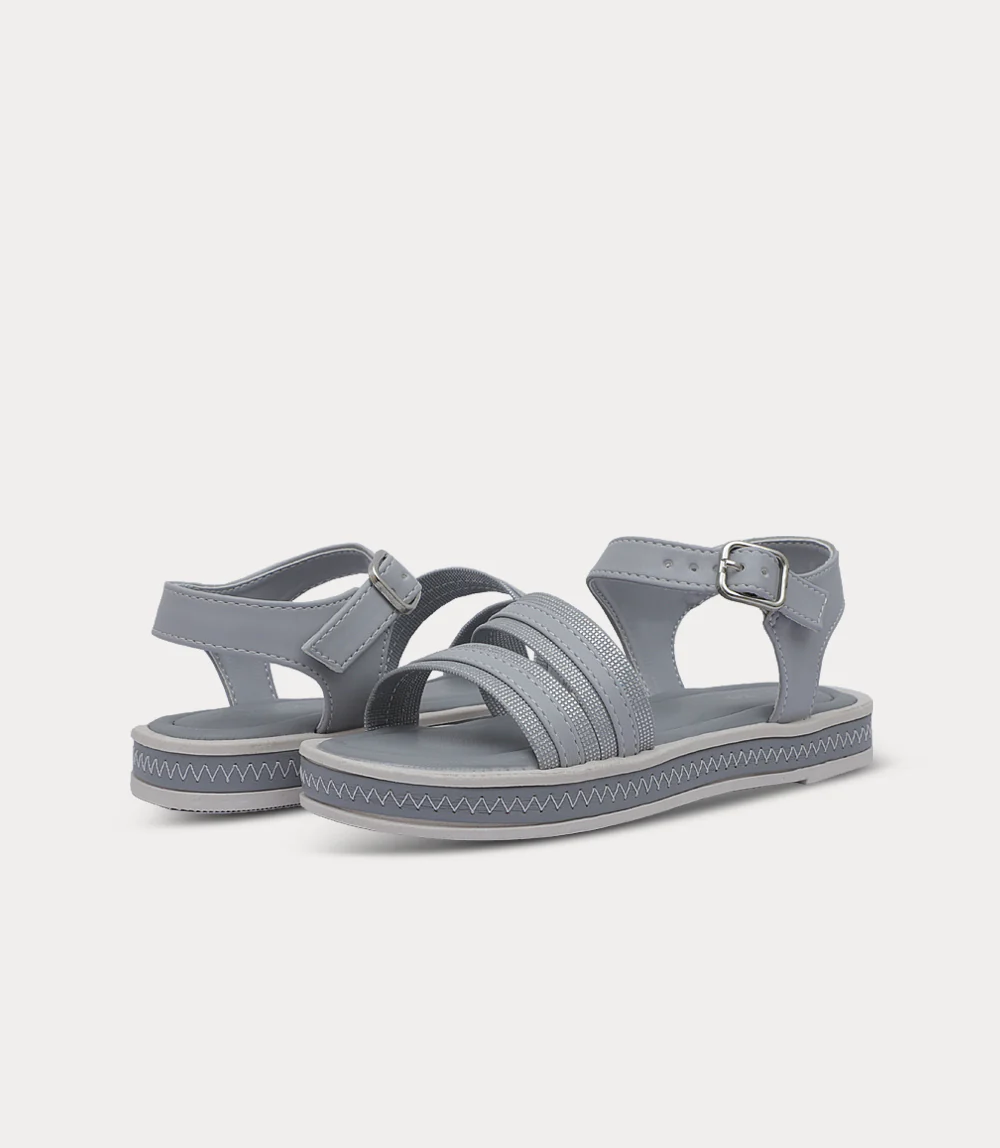 Girl Sandal-SILVER - Image 3