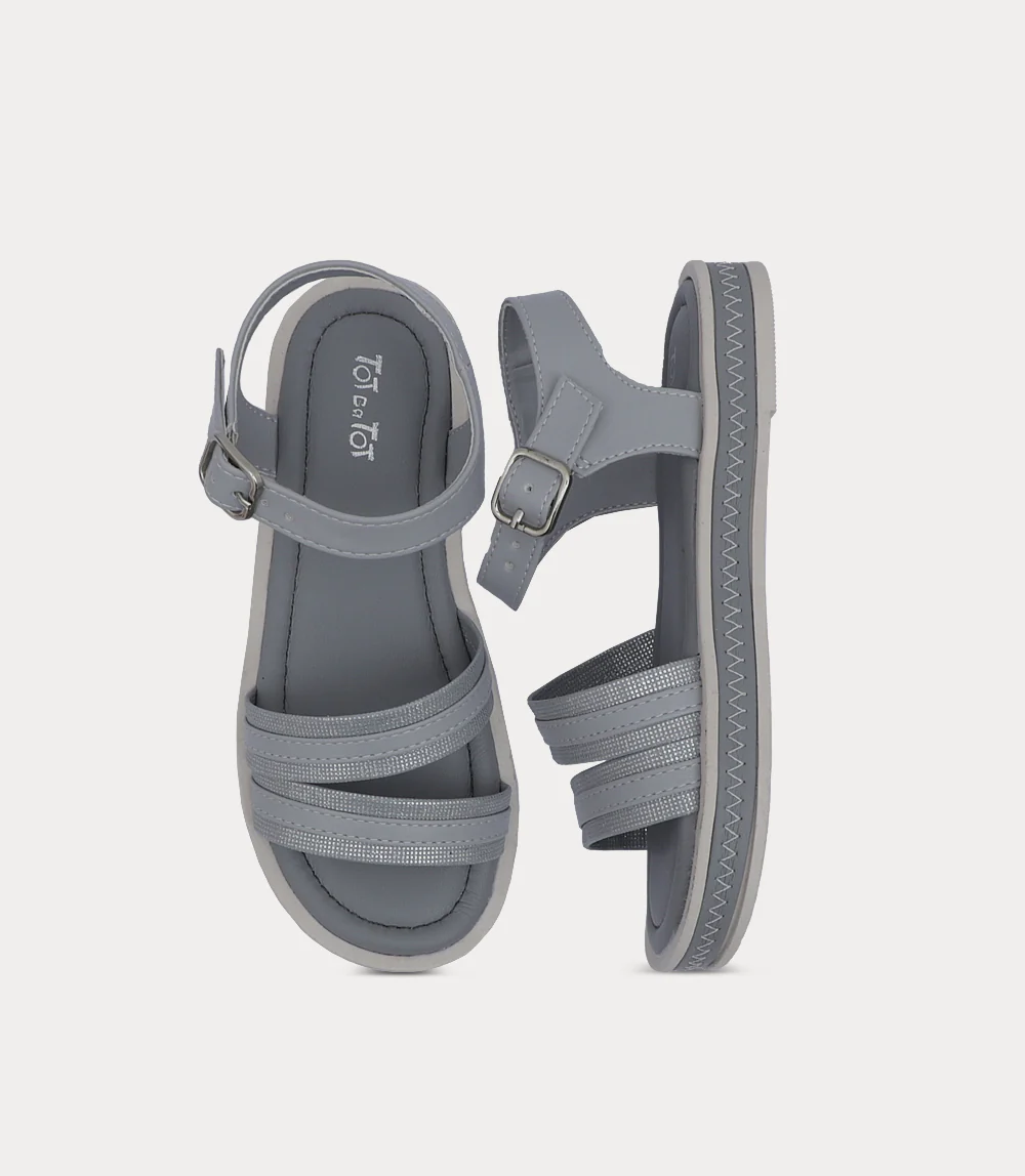 Girl Sandal-SILVER - Image 4