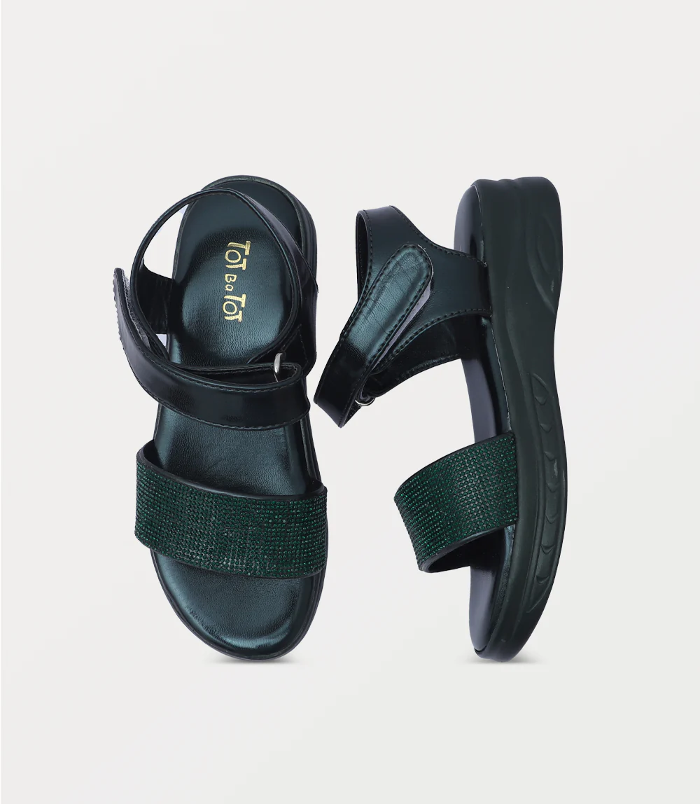 Girl Sandal-GREEN - Image 4