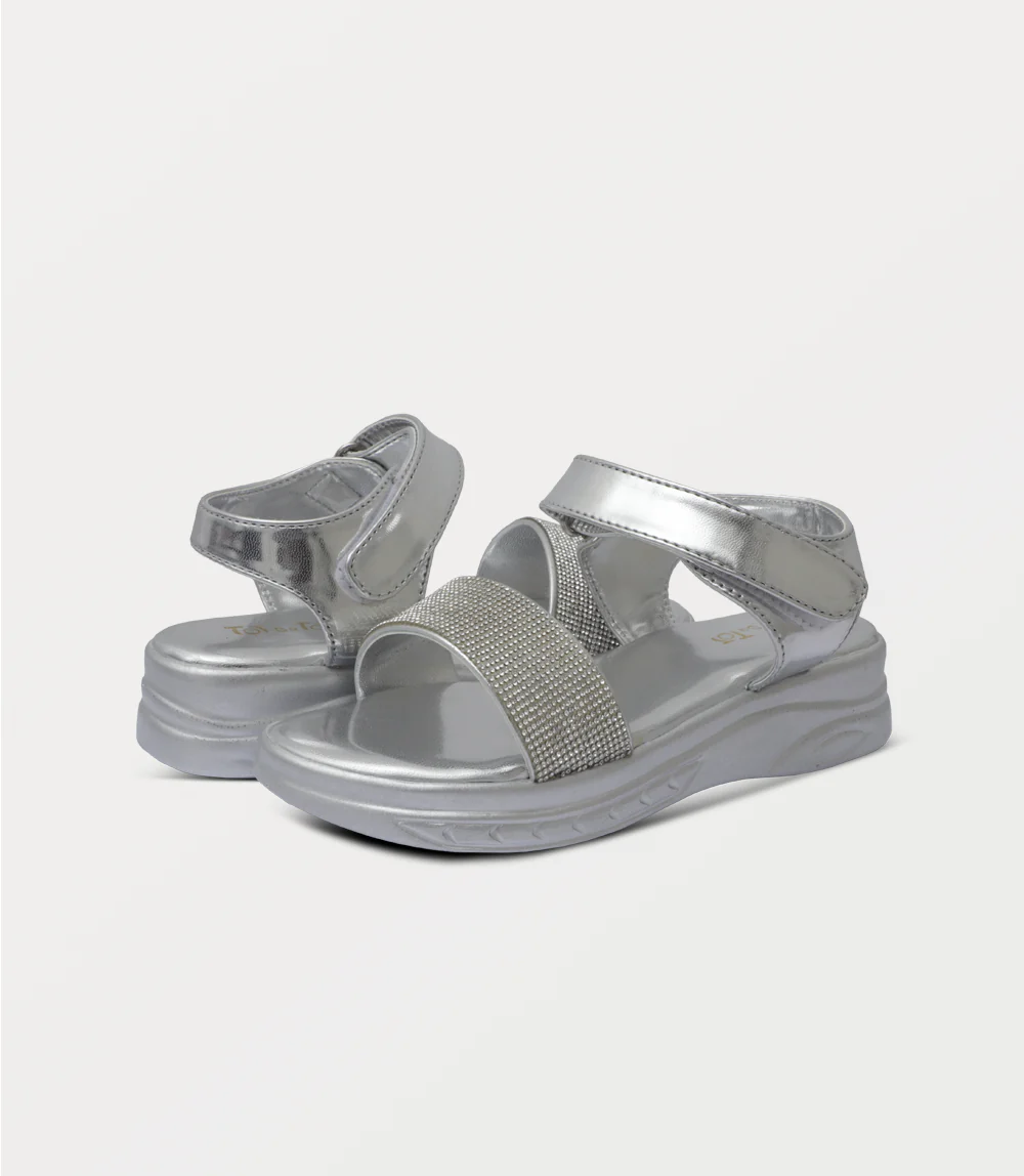 Girl Sandal-SILVER - Image 3