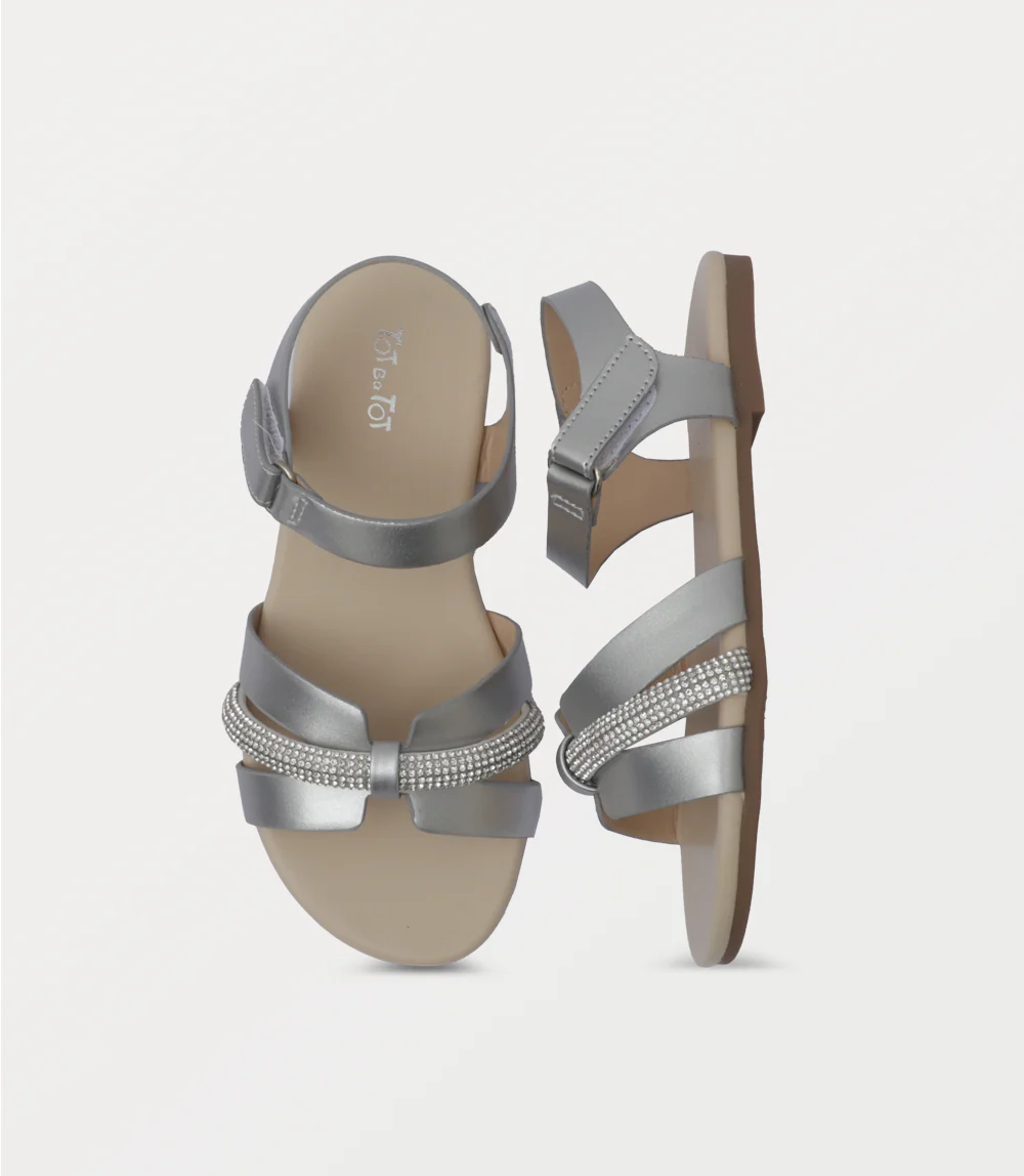 Girl Sandal-SILVER - Image 4
