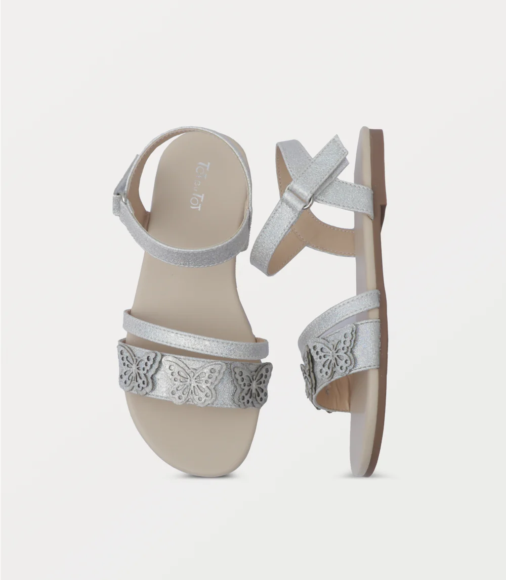Girl Sandal-SILVER - Image 4