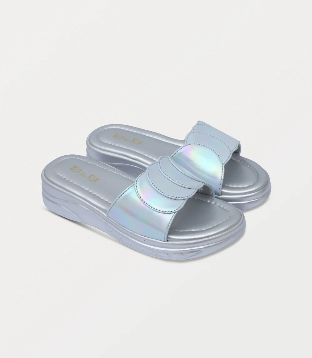 Girl Slipper-SILVER - Image 2