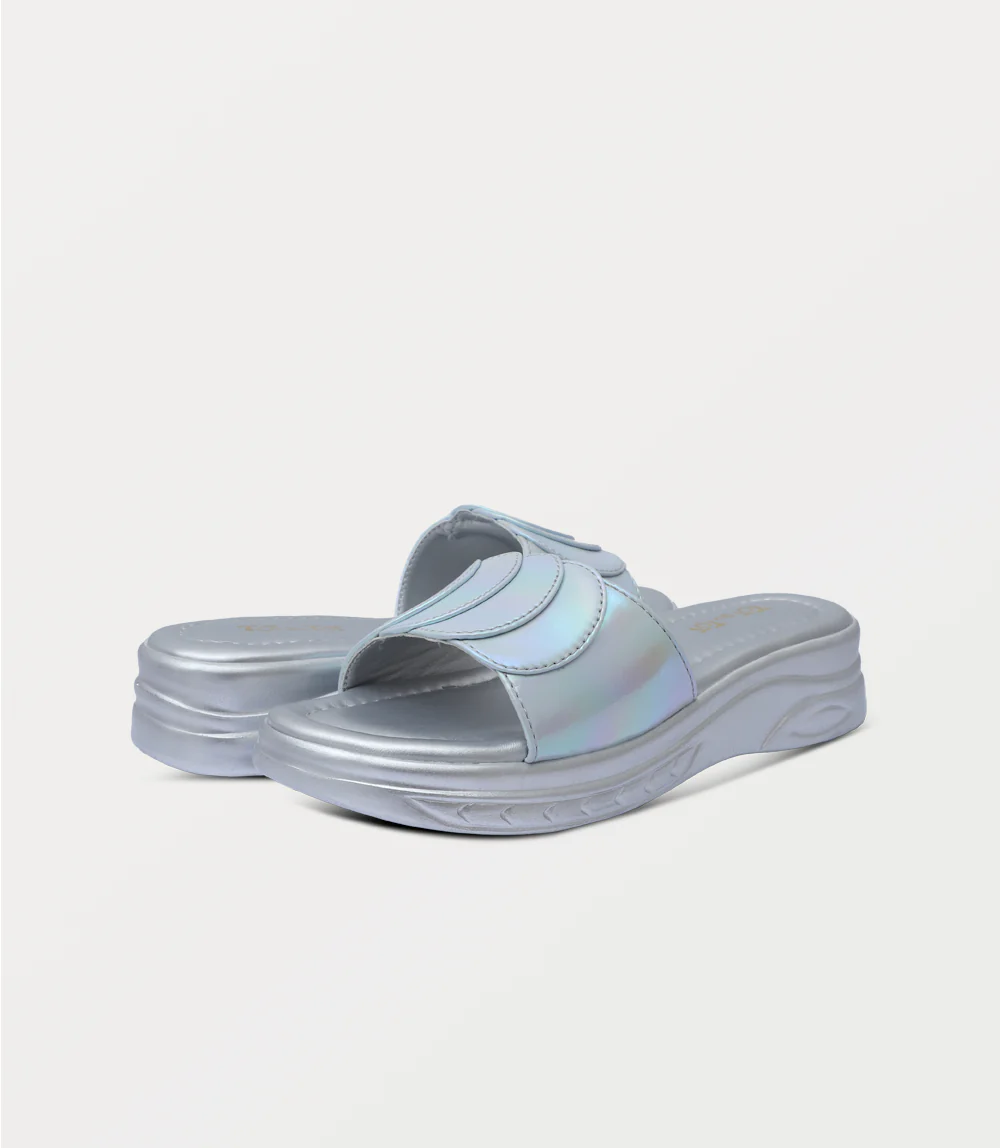 Girl Slipper-SILVER - Image 3
