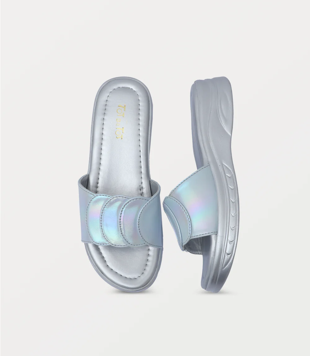 Girl Slipper-SILVER - Image 4