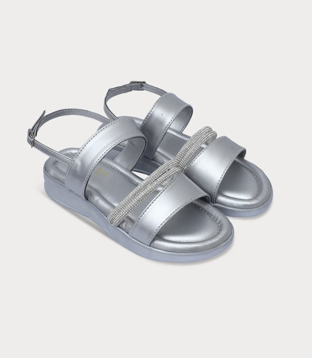 Girl Sandal-SILVER - Image 2
