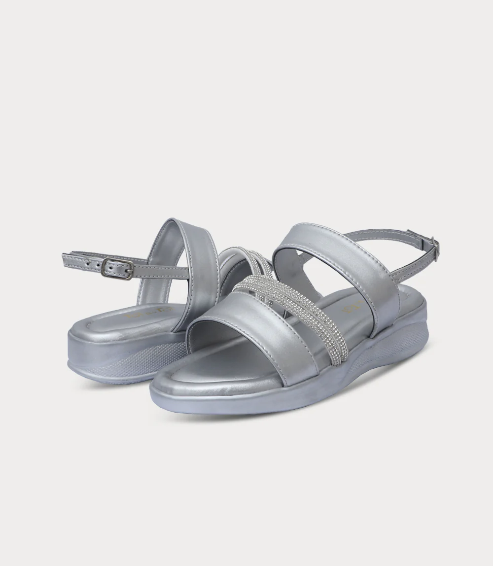 Girl Sandal-SILVER - Image 3