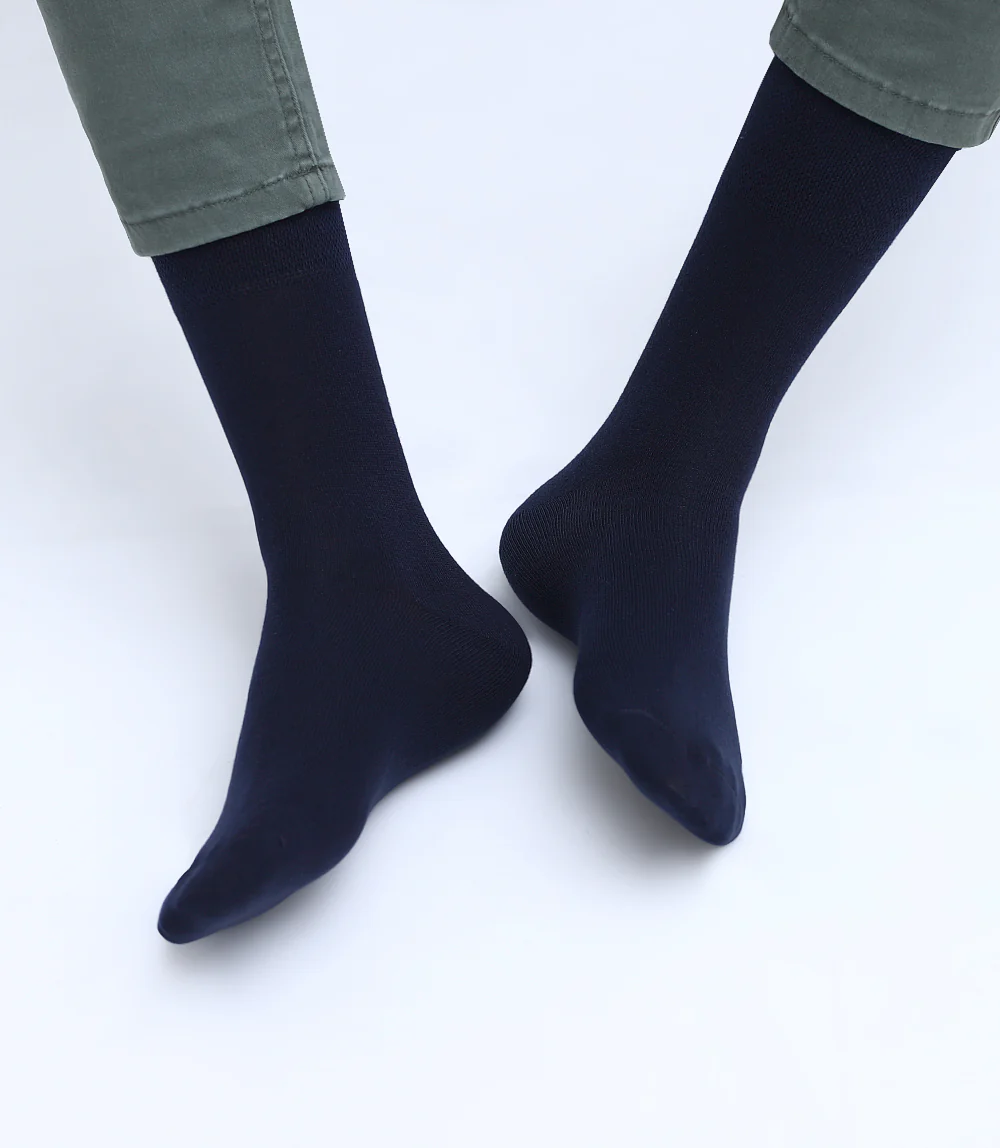 Men Socks-NAVY - Image 2