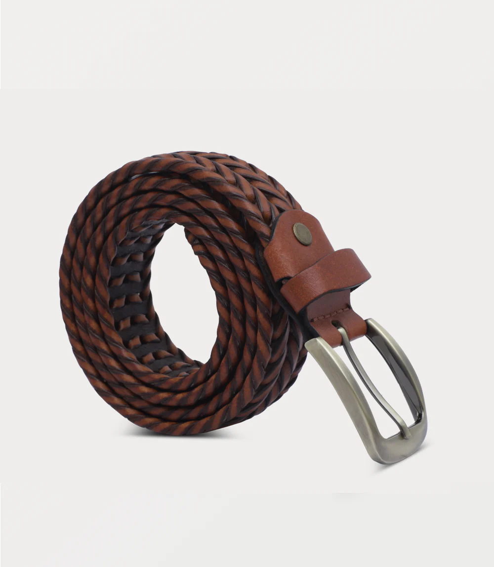 Men Belt-COFFEE/TAN