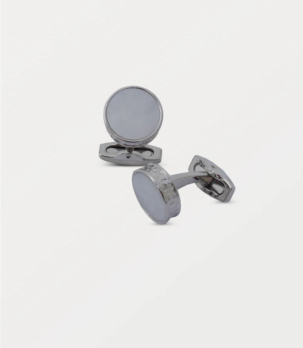Men Cufflinks-WHITE