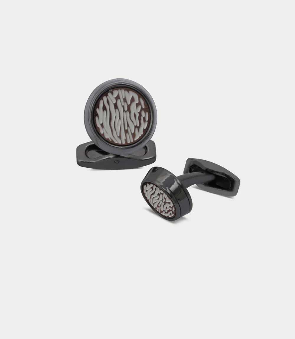 Men Cufflinks-BLACK