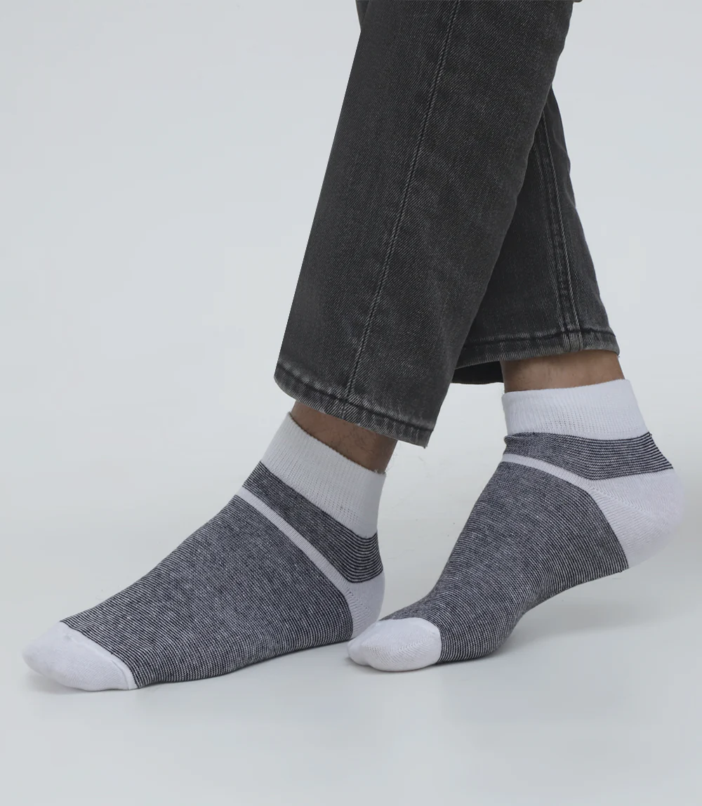 Men Socks-WHITE - Image 2