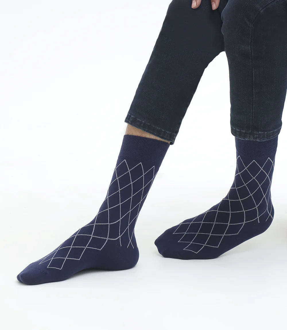 Men Socks-NAVY - Image 2