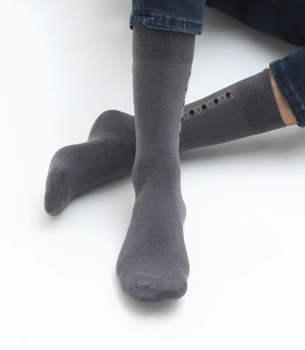 Men Socks-GREY - Image 2