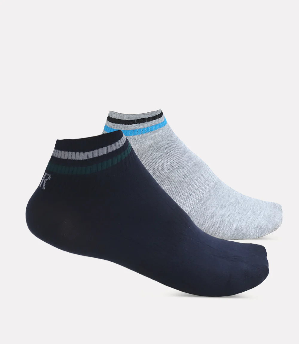 Men Socks-NAVY/GREY
