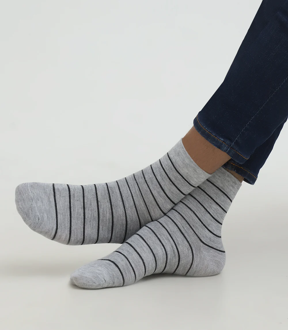 Men Socks-L GREY - Image 2
