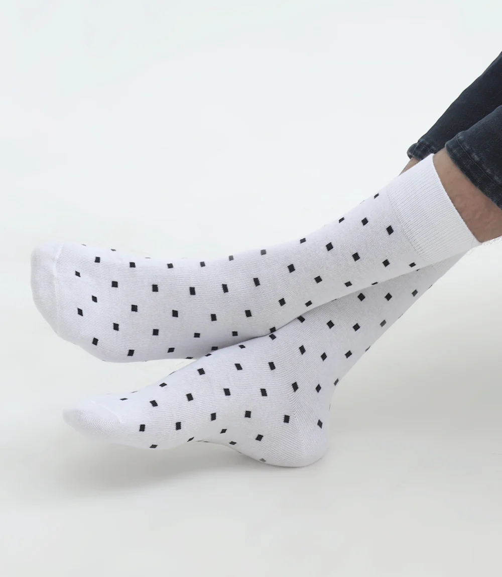 Men Socks-WHITE