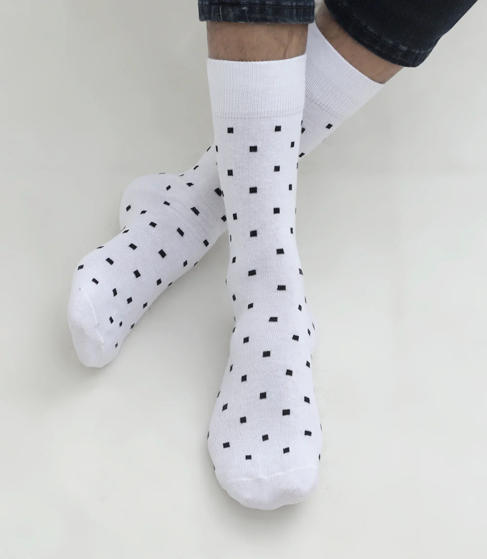Men Socks-WHITE - Image 2
