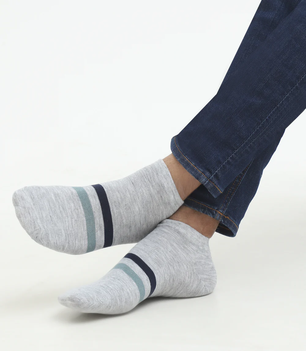 Men Socks-GREY/BEIGE