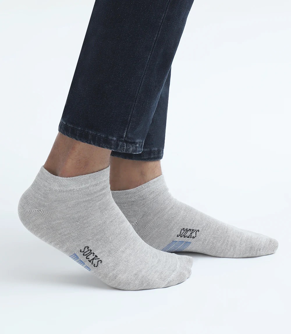 Men Socks-LIGHT GREY - Image 2
