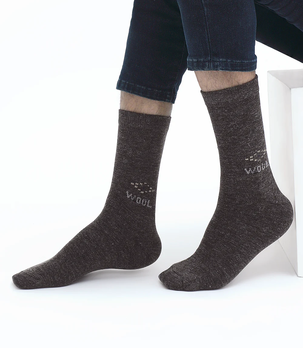 Men Socks-BROWN - Image 2