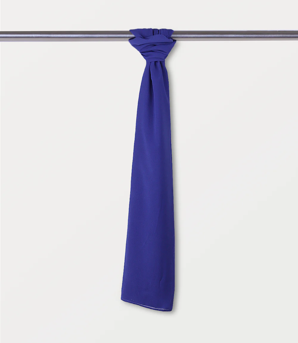 Women Scarf-ROYAL BLUE - Image 3