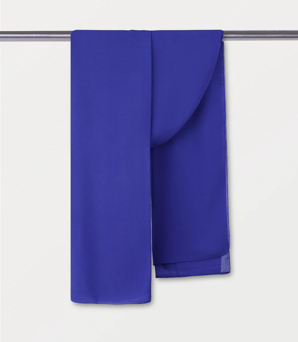 Women Scarf-ROYAL BLUE - Image 3